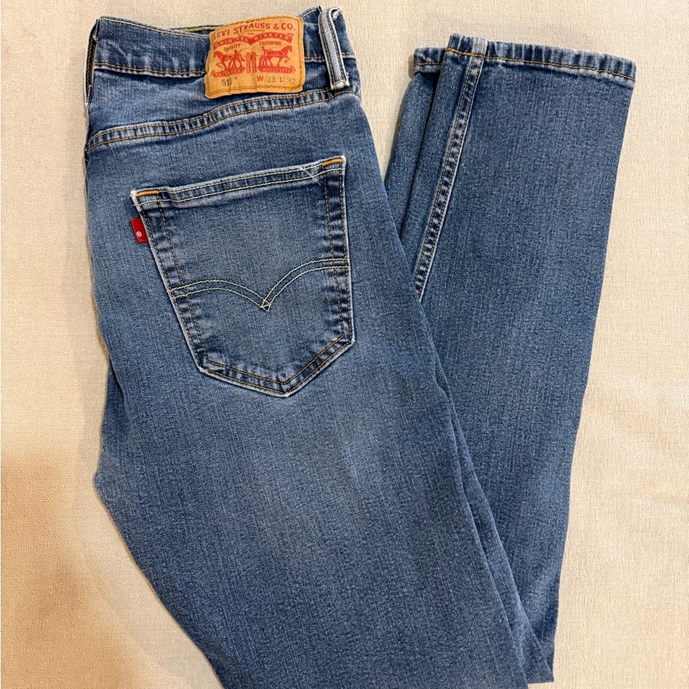 Levi's 512 Denim Jeans with Red Tab